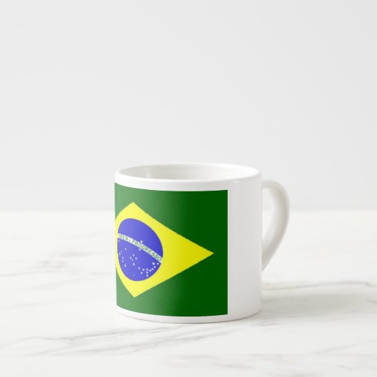 Braziliaanse vlag espresso kop (Voorkant rechts)