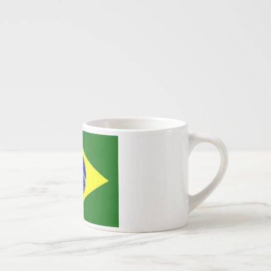 Braziliaanse vlag espresso kop (Rechts)