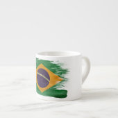 Braziliaanse vlag espresso kop (Voorkant rechts)