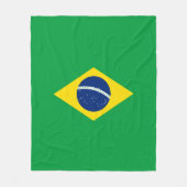 Braziliaanse vlag fleece deken (Voorkant)