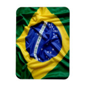 Braziliaanse vlag flexibele magneet (Verticaal)