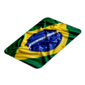 Braziliaanse vlag flexibele magneet (Linkerzijde)