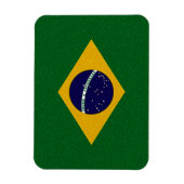 BRAZILIAANSE VLAG Flexibele Magneet (Verticaal)