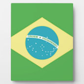 Braziliaanse vlag fotoplaat (Voorkant)
