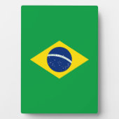 Braziliaanse vlag fotoplaat (voorkant)