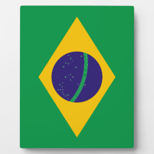 Braziliaanse vlag fotoplaat