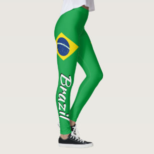 Braziliaanse vlag geweldige Brazilië Leggings