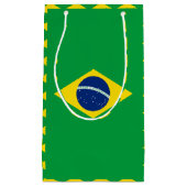 Braziliaanse vlag Gift Bag Klein Cadeauzakje (Voorkant)