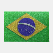 Braziliaanse vlag Glitter Travel Brazilië Welkom t Deurmat (Voorkant)