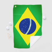 Braziliaanse Vlag Golf Towel Golfhanddoek (Insitu)
