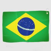 Braziliaanse Vlag Golf Towel Golfhanddoek (Horizontaal)