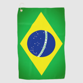 Braziliaanse Vlag Golf Towel Golfhanddoek