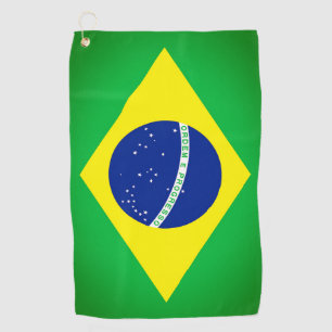 Braziliaanse Vlag Golf Towel Golfhanddoek