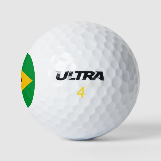 Braziliaanse vlag golfballen (Logo)
