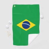 Braziliaanse vlag golfhanddoek (Insitu)