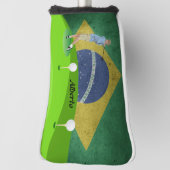 Braziliaanse vlag golfheadcover (Draai 90)