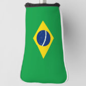 Braziliaanse vlag golfheadcover (Draai 90)