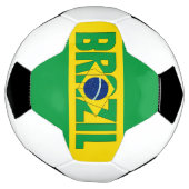 Braziliaanse vlag Groen Geel Blauw Patriottisch Voetbal (Gedraaid)