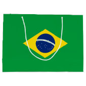 Braziliaanse vlag groot cadeauzakje (Achterkant)