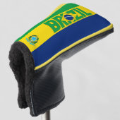 Braziliaanse vlag: Groot Patriottisch Golfkopje Ho Golfheadcover (3/4 voorkant)