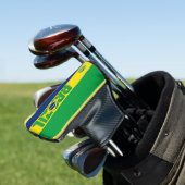 Braziliaanse vlag: Groot Patriottisch Golfkopje Ho Golfheadcover (Insitu)
