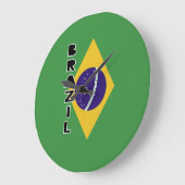 Braziliaanse vlag grote klok (Hoek)