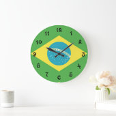 Braziliaanse vlag grote klok (Huis)