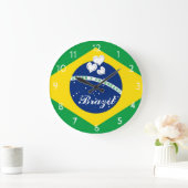 Braziliaanse vlag grote klok (Huis)