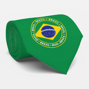 Braziliaanse Vlag Halsband, Stijlvolle Braziliaans Stropdas