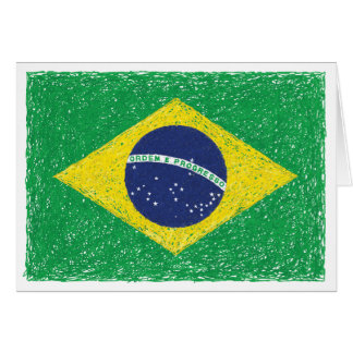 Braziliaanse vlag *Handschets* Braziliaans