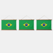 Braziliaanse vlag hangend wandkleed (Driedubbel)