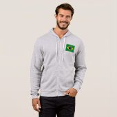Braziliaanse vlag hoodie (Voorkant volledig)