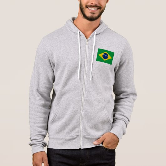 Braziliaanse vlag hoodie (Voorkant)