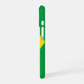 Braziliaanse vlag iPhone 16 hoesje (Linkerkant)