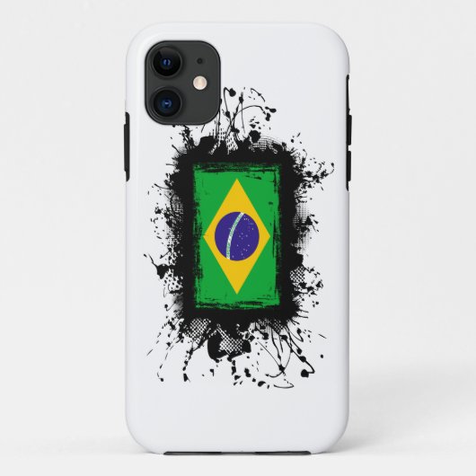 Braziliaanse Vlag iPhone 5 Hoes (Achterkant)