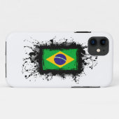 Braziliaanse Vlag iPhone 5 Hoes (Achterkant (horizontaal))