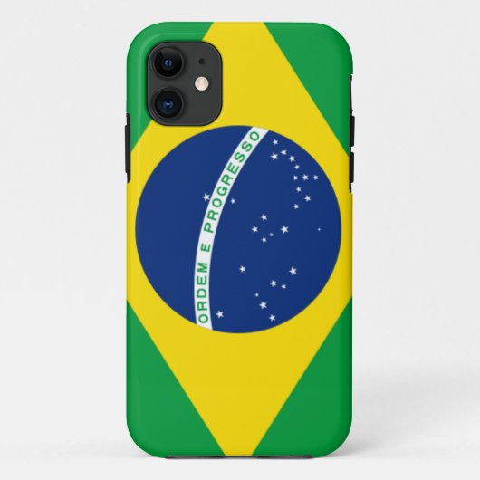 Braziliaanse vlag iPhone-case Case-Mate iPhone Case (Achterkant)