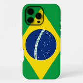 Braziliaanse vlag iPhone hoesje (Achterkant)