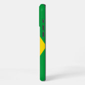 Braziliaanse vlag iPhone hoesje (Linkerkant)