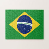 Braziliaanse vlag Jigzaag Puzzle Legpuzzel (Horizontaal)