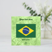 Braziliaanse vlag kaart (Staand voorkant)