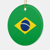 Braziliaanse vlag keramisch ornament (Links)