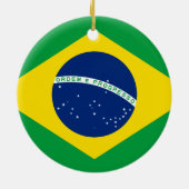 Braziliaanse vlag keramisch ornament (Achterkant)
