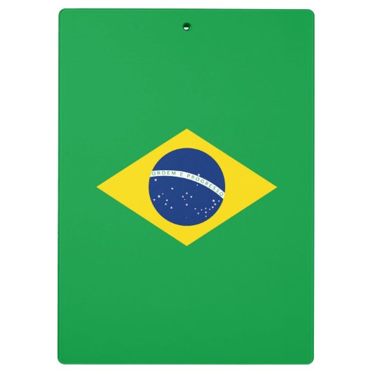 Braziliaanse vlag klembord (Achterkant)