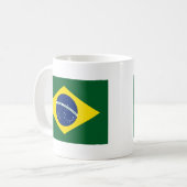 Braziliaanse vlag koffiemok (Voorkant links)