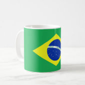 Braziliaanse vlag koffiemok (Voorkant links)