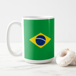 Braziliaanse vlag koffiemok