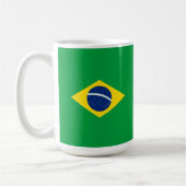 Braziliaanse vlag koffiemok (Links)