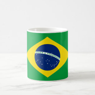 Braziliaanse vlag koffiemok