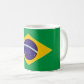 Braziliaanse vlag koffiemok (Voorkant rechts)